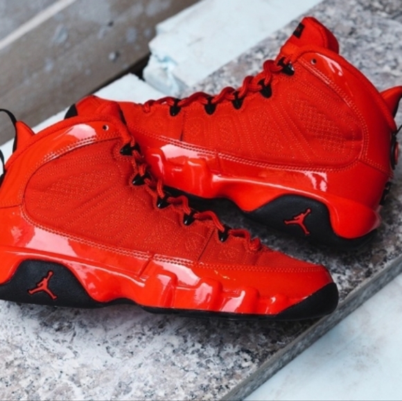 Air Jordan 9 Chile Red CT8019-600 - Picture 2 of 7